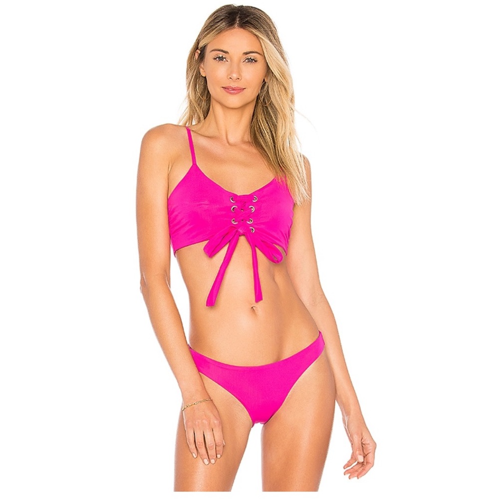 Mara Hoffman Scarlett Top & Kay Bikini Bottom (S)